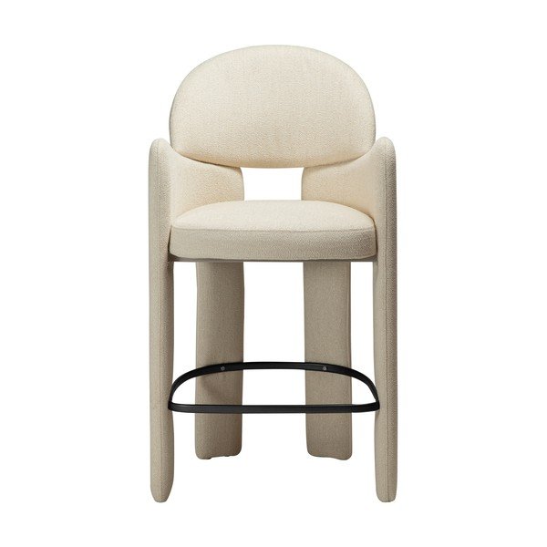 Bēšs bāra krēsls (sēdekļa augstums 68,5 cm) Aole – DAN-FORM Denmark-image-2