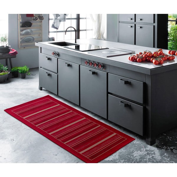 Sarkans paklājs Floorita Velour, 55 x 115 cm-image-2