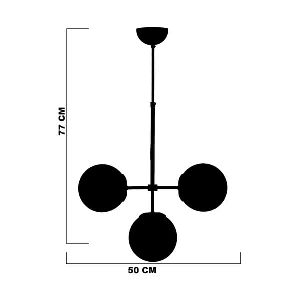 Pelēka/zelta krāsas griestu lampa ar stikla abažūru ø 15 cm Seagull – Squid Lighting-image-3