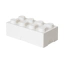Balta plastmasas uzglabāšanas kaste bērniem 20x10x7 cm – LEGO®