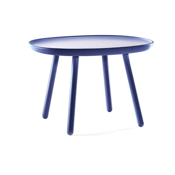 Zils masīvkoka galds EMKO Naïve, ø 64 cm