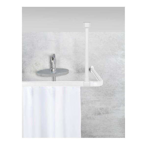 Balts griestu stiprinājums dušas aizkariem Era – Wenko-image-2