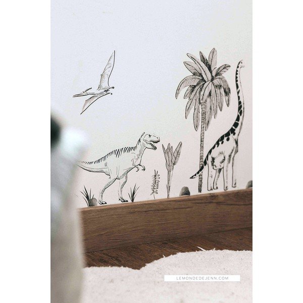 Uzlīmju loksne 30x42 cm Dinosaurs & Plants – Lilipinso-image-1