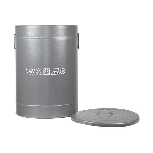 Metāla veļas grozs LABEL51, ⌀ 40 cm-image-3