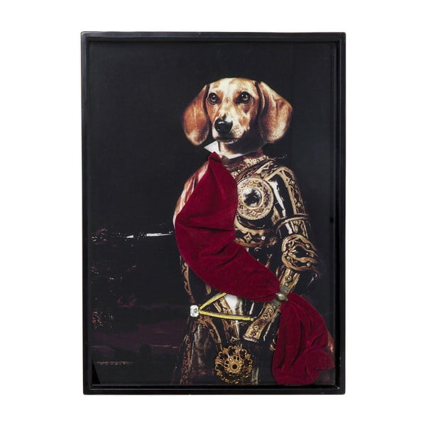 Glezna rāmī Kare Design Sir Dog, 80 x 60 cm