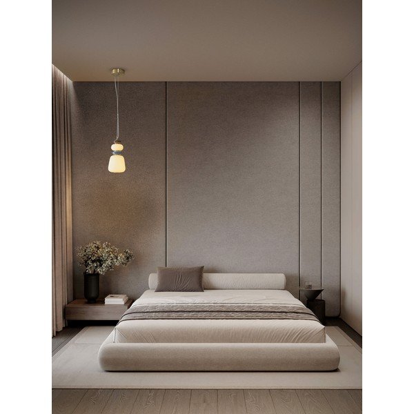 Balta/zelta krāsas metāla LED piekaramā lampa ar regulējamu spilgtumu ar porcelāna abažūru/ar stikla abažūru ø 17 cm Palo – Nova Luce-image-2