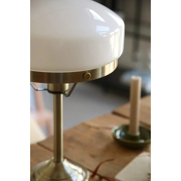 Krēmkrāsas/misiņa krāsas galda lampa (augstums 39 cm) Aurelia – Markslöjd-image-2