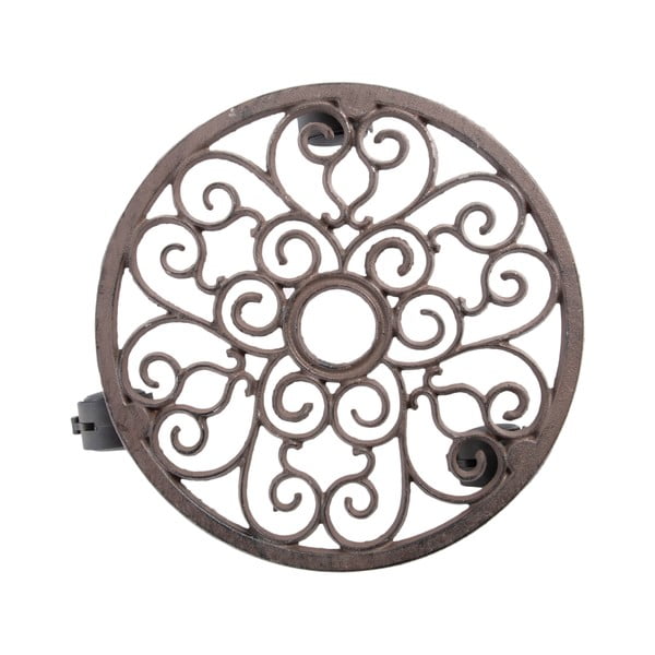 Metāla pārvietojams puķu podu statīvs ø 29 cm – Esschert Design-image-4