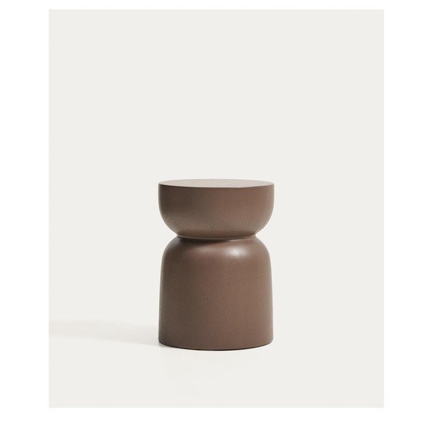 Betona apaļš dārza galdiņš ø 32 cm Garbet – Kave Home