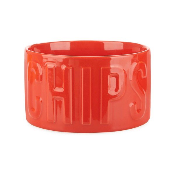 Sarkana keramikas servēšanas bļodiņa 1 l Chips – Balvi