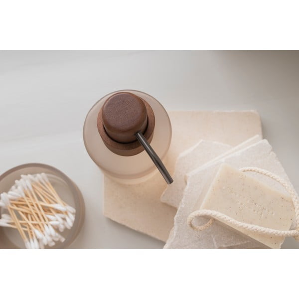 Bēšs stikla ziepju dozators 310 ml Modest – Mette Ditmer Denmark-image-1