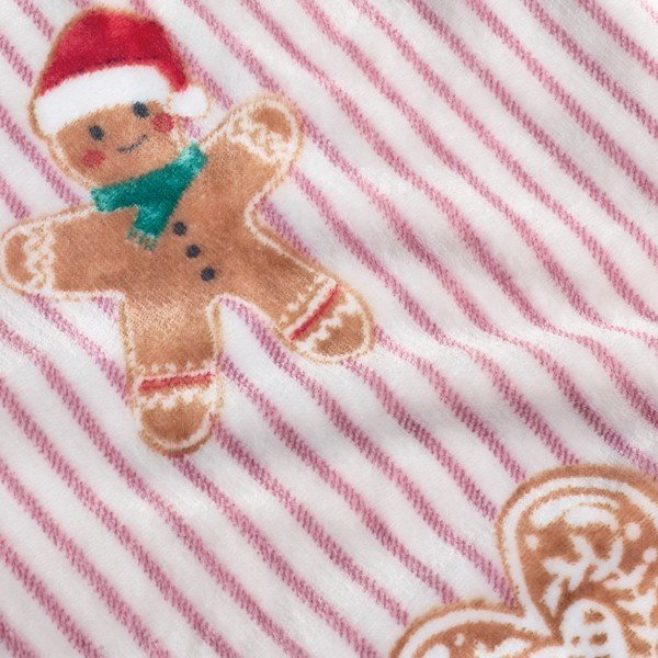Dekoratīvais spilvens ar Ziemassvētku motīvu 30x50 cm Christmas Gingerbread Stripe – Catherine Lansfield-image-2