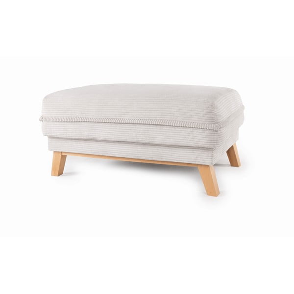 Bēšs velveta kāju soliņš Tori – Bonami Selection-image-2