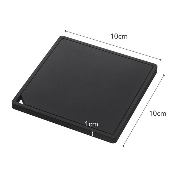 Kvadrātveida melns karsta katla paliktnis YAMAZAKI Tower Square-image-3