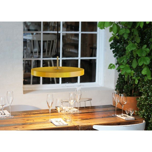 Dzeltena LED piekaramā lampa no metāla ø 43 cm Asteria – UMAGE-image-4