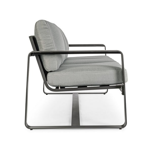 Pelēks alumīnija dārza dīvāns Merrigan   – Bizzotto-image-3