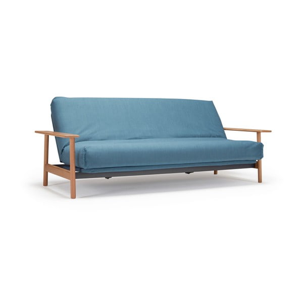 Zils dīvāns ar noņemamu pārvalku Inovācija Balder Elegance Petrol, 97 x 230 cm