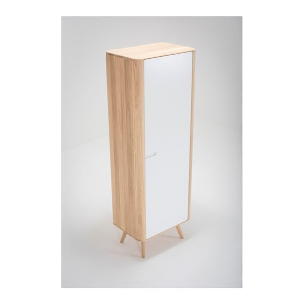 Skapis ar ozola masīvkoka konstrukciju Gazzda Ena, platums 60 cm-image-4