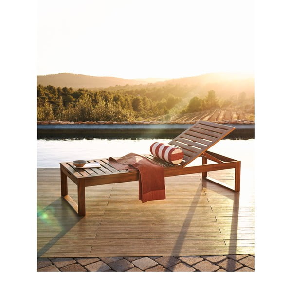 Dabīga toņa masīvkoka dārza zvilnis Sulamita – Kave Home-image-1