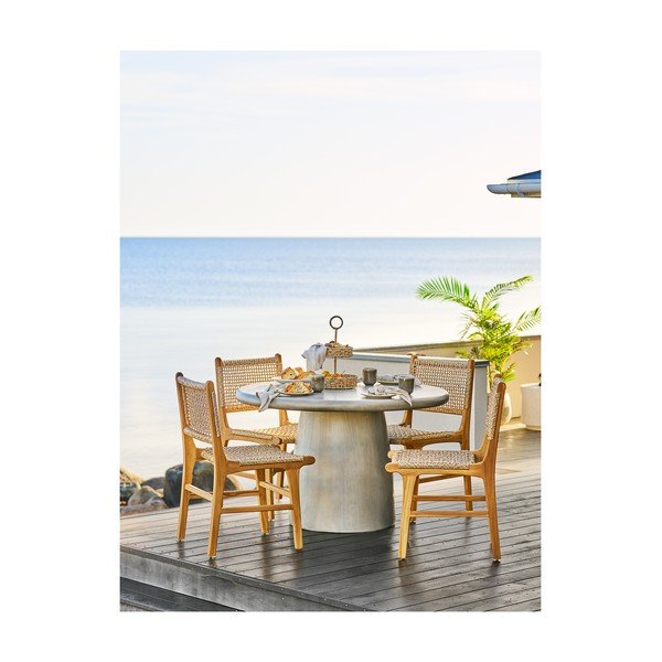 Keramikas apaļš dārza ēdamgalds ø 60 cm Bonnet – House Nordic-image-1