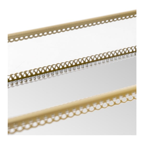 Metāla dekoratīvas paplātes (2 gab.) 14x24 cm – Casa Selección-image-2