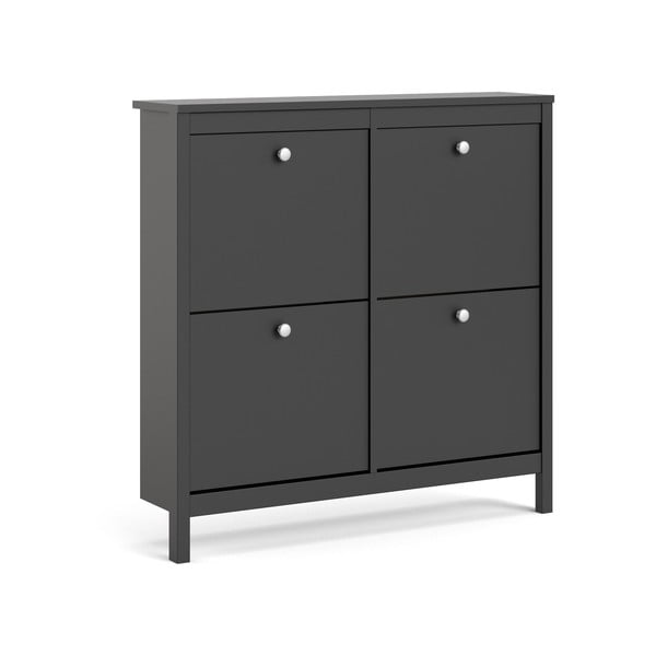 Melns atverams apavu plaukts Madrid – Tvilum-image-2