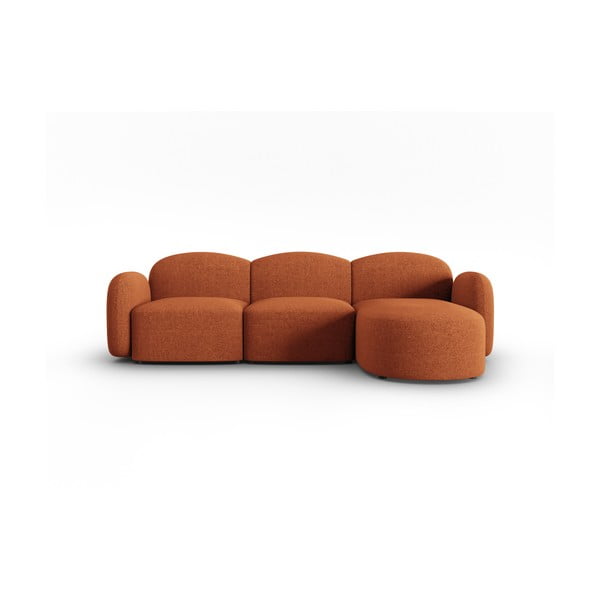 Oranžs stūra dīvāns (ar labo stūri) Blair – Micadoni Home
