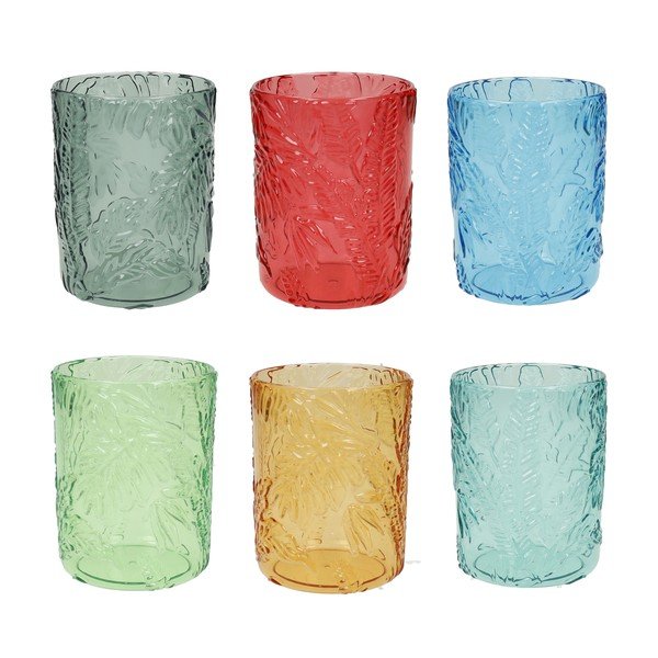Akrila glāzes (6 gab.) 400 ml Tropical – Brandani