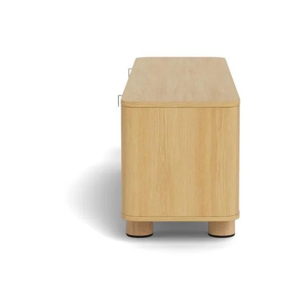 Dabīga toņa TV galdiņš ar ozolkoka imitāciju 160x50x40 cm Atmore – Actona-image-4