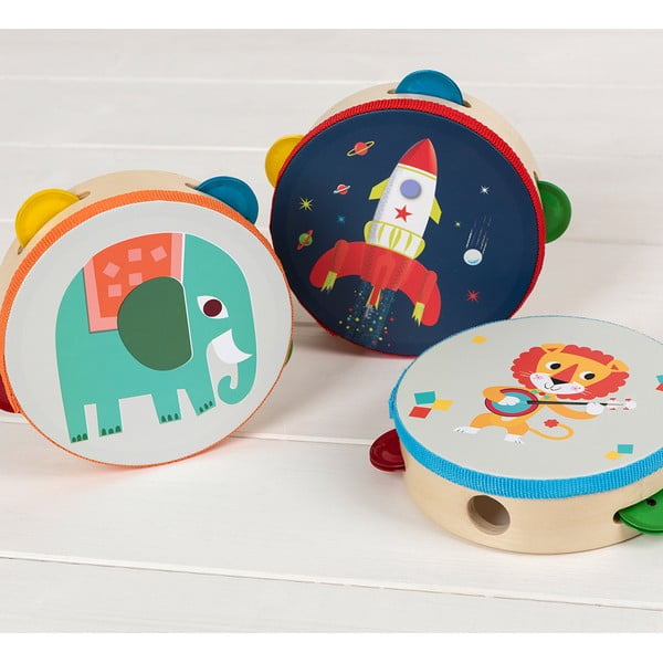 Muzikālā rotaļlieta Tambourine Animal Band – Rex London-image-2