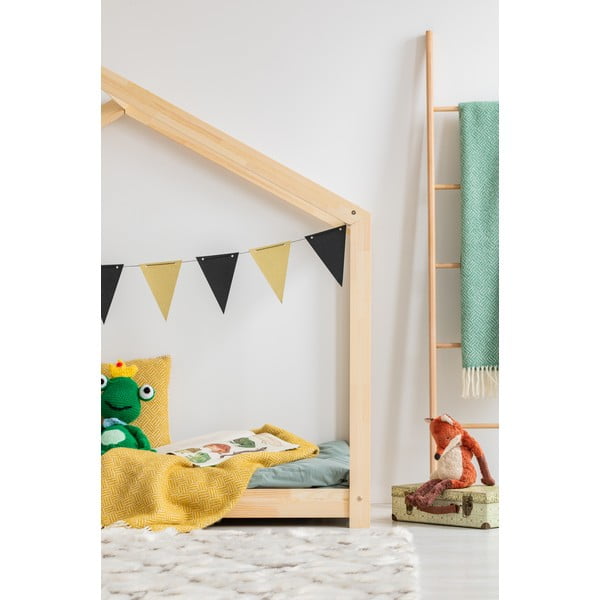 Bērnu gulta no priedes koka 140x200 cm Mila RM – Adeko-image-2