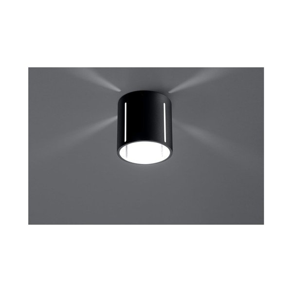 Melna griestu lampa Sollux Vulco-image-2