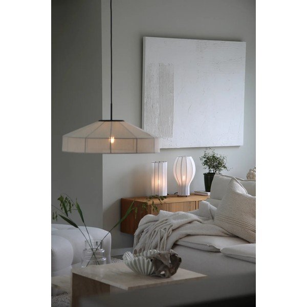 Melnbalta galda lampa ar auduma abažūru (augstums 31,5 cm) Hikari – Markslöjd-image-2