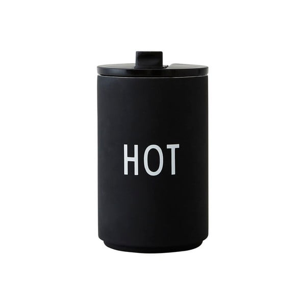 Melna termokrūze 350 ml Hot – Design Letters