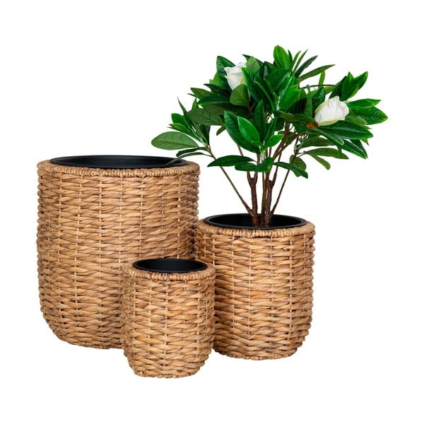 Puķu podi no ūdens hiacintes (3 gab.) ø 49 cm Hanoi – House Nordic-image-2