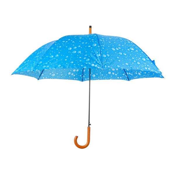 Zils lietussargs ar koka rokturi Esschert Design Rain