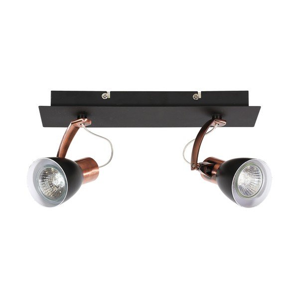 Melna/vara krāsas griestu lampa ar metāla abažūru 8x30 cm Markus – Candellux Lighting