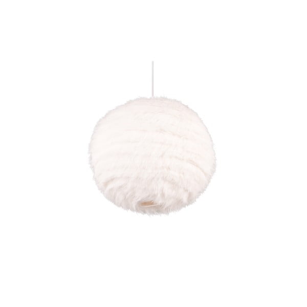Krēmkrāsas piekaramā lampa ø 35 cm Furry – Reality-image-2