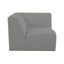 Pelēks modulārais dīvāns no buklē auduma (ar maināmu stūri) Roxy – Scandic