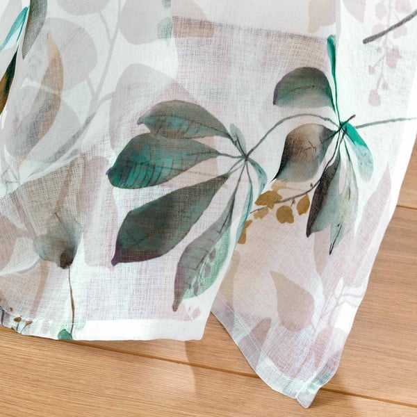 Balts/zaļš dienas aizkars 140x240 cm Dilaris – douceur d'intérieur-image-3