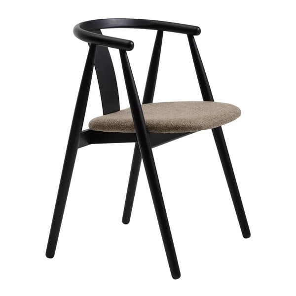 Melns/bēšs pusdienu krēsls Relate – Unique Furniture