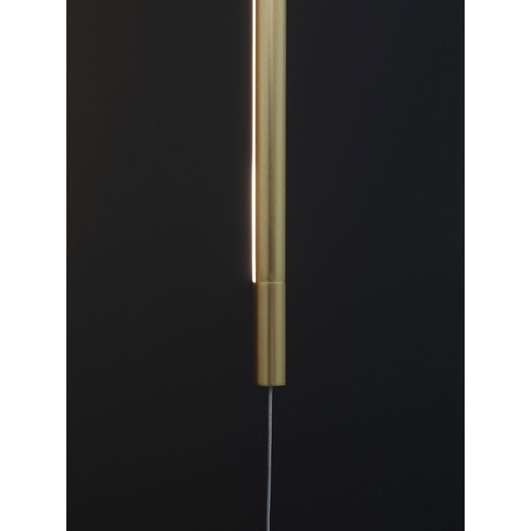 Misiņa krāsas alumīnija LED stāvlampa (augstums 300 cm) Elettra – Nova Luce-image-2