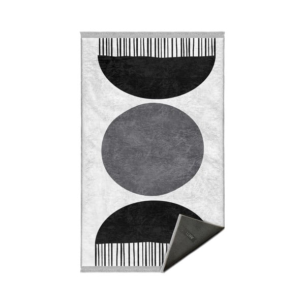 Balts/melns paklājs 80x150 cm – Mila Home