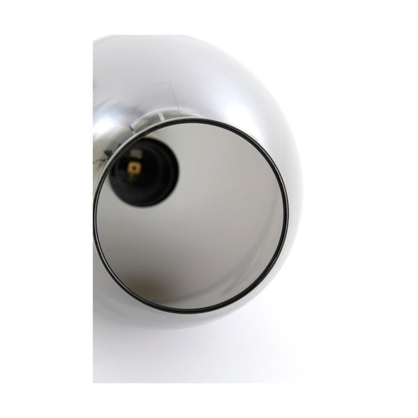 Tumši pelēka/bronzas krāsas piekaramā lampa ar stikla abažūru ø 35 cm Lukaro – Light & Living-image-4