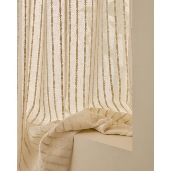 Bēšs aizkars 140x270 cm Arami – Kave Home-image-2
