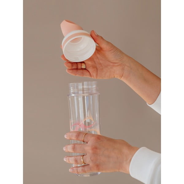 Rozā ūdens pudele Equa Flow Wave, 800 ml-image-2