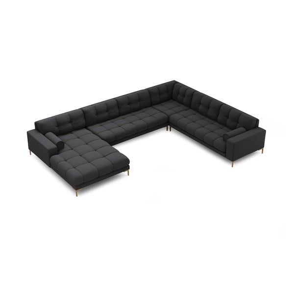 Tumši pelēks stūra dīvāns (ar labo stūri) Bali – Cosmopolitan Design-image-4