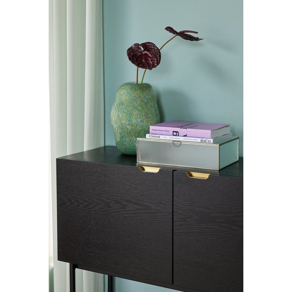 Zaļa stikla rokām darināta vāze (augstums 29 cm) Miro – Hübsch-image-1