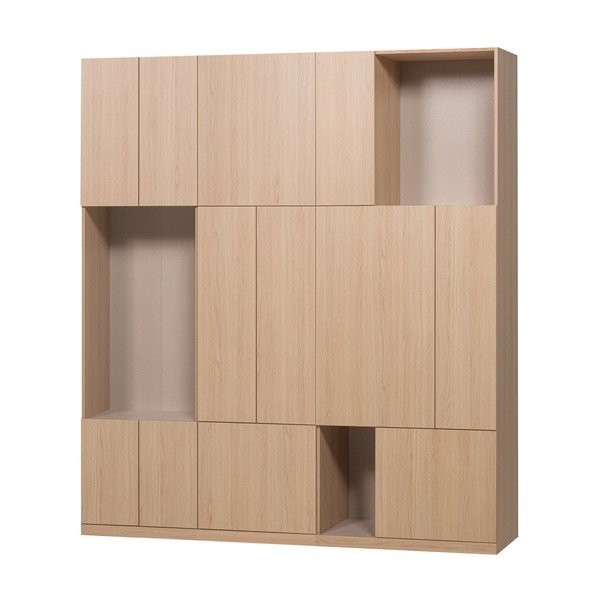 Dabīga toņa modulārais skapis 188x215 cm Build – WOOOD-image-2