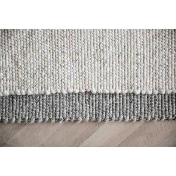 Pelēks vilnas paklājs 290x200 cm Auckland – Rowico-image-3